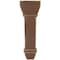 Ekena Millwork 2 1/4"W x 5"D x 7"H Stockport Wood Vintage Decor Bracket, Weathered Brown BKTWD02X05X07STBR - alternate 2